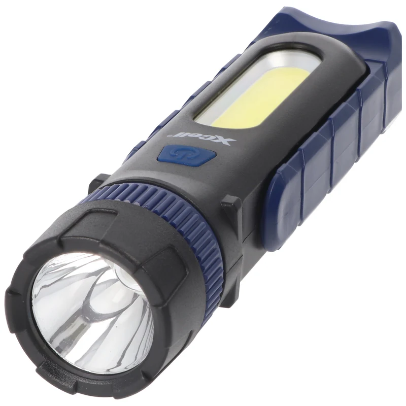 XCell Work Hochleistungs LED-Taschenlampe 2in1, Arbeitsleuchte, inkl. 3x Micro AAA Batterien