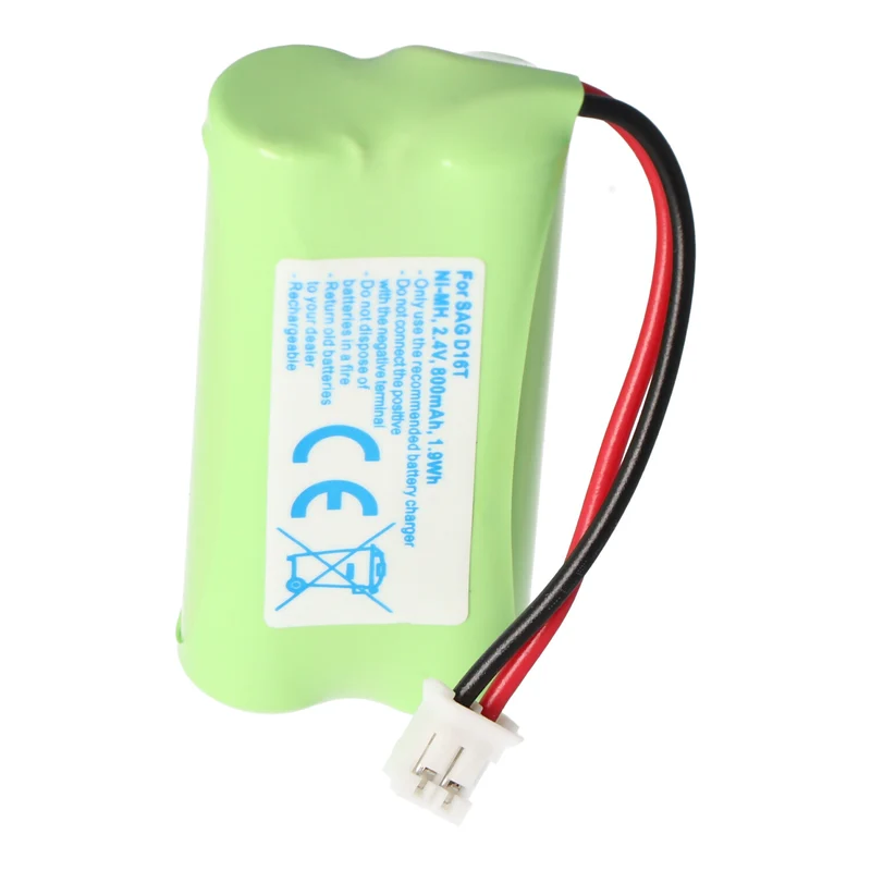 AccuCell Akku passend für Sagem D16T, NiMH, 2,4V, 700mAh