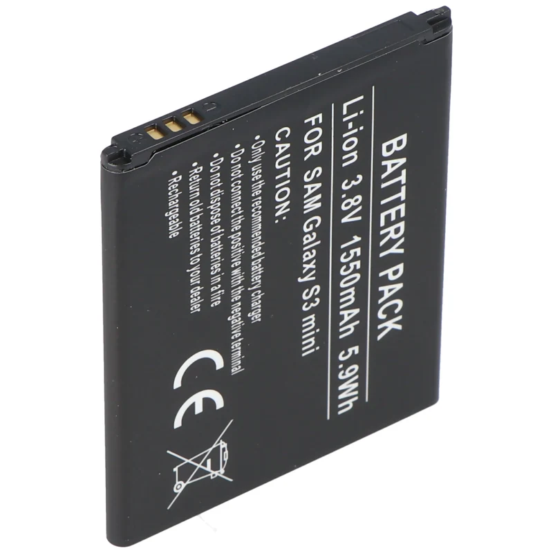 AccuCell Akku passend für Samsung Handy Galaxy S III Mini, Samsung GT-I8190