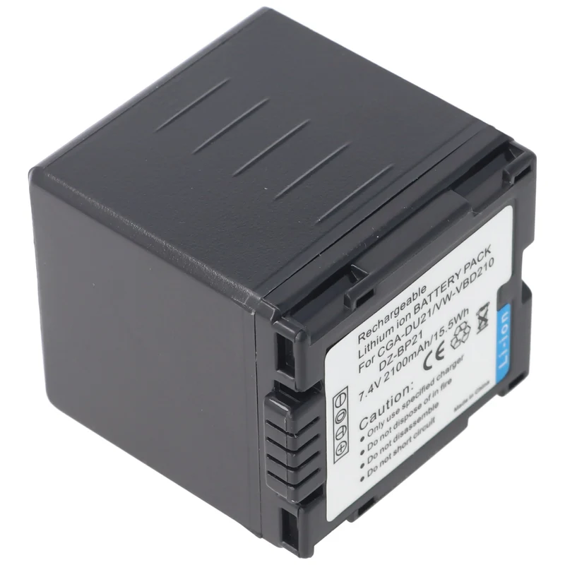AccuCell Akku passend für Panasonic CGA-DU21 Akku VW-VBD210