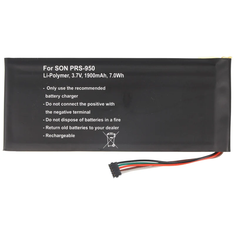 AccuCell Akku passend für den Sony PRS-950 Akku LIS1460HEPC, 3,7 Volt mit 1900mAh