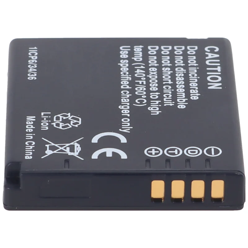 AccuCell Akku passend für den Panasonic DMW-BCF10, DMW-BCF10E, BCF-10, CGA-S/106C, , CGA-S106C Akku Li-Ion