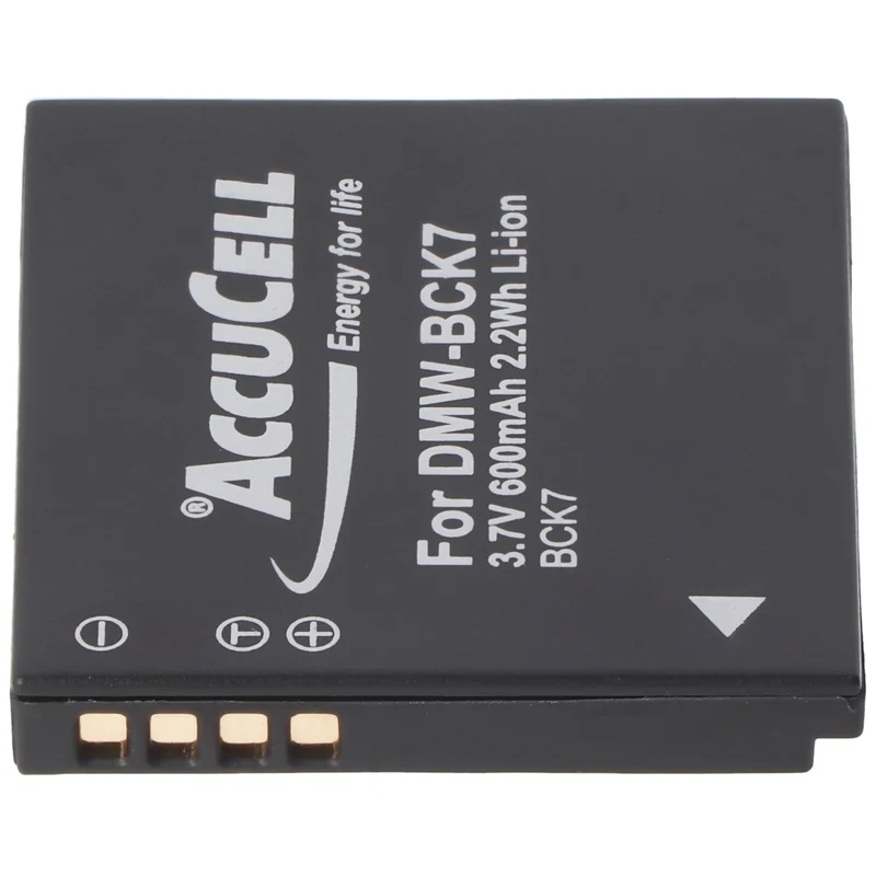 AccuCell Akku passend für Panasonic DMW-BCK7 Akku ACD-341, DMW-BCK7GK, NCA-YN101G, SDBCK7, DMW-BCK7, DMW-BCK7PP, NCA-YN101H, DMW-BCK7E