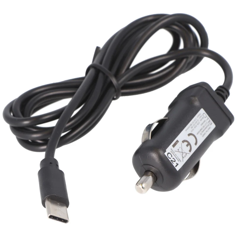 AccuCell KFZ-Ladekabel Type C (USB-C) - 2,4A