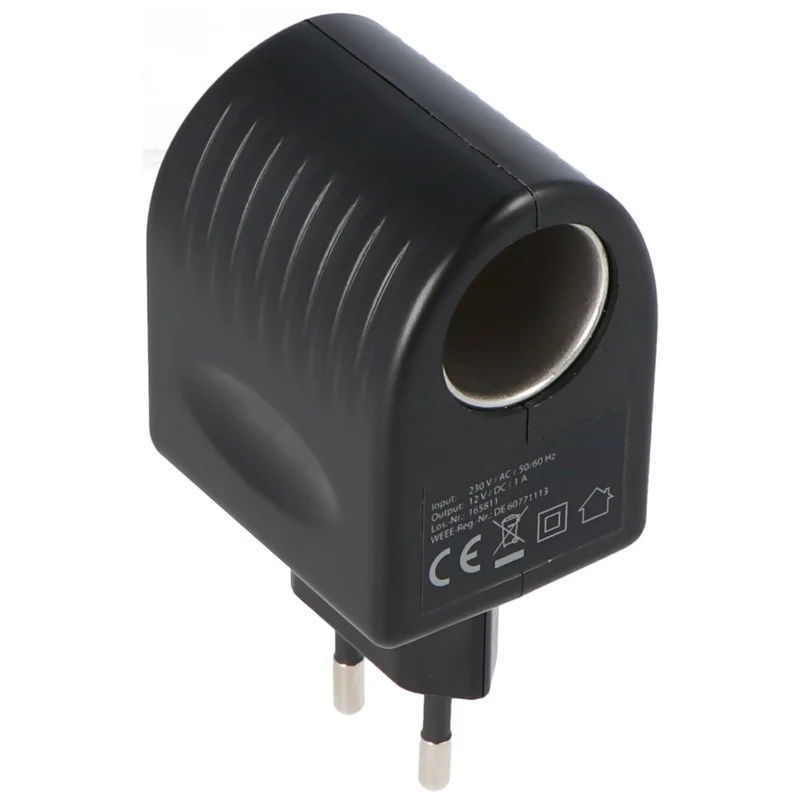 AccuCell Spannungswandler AC/DC von 230 Volt Netzspannung auf 12 Volt Spannung
