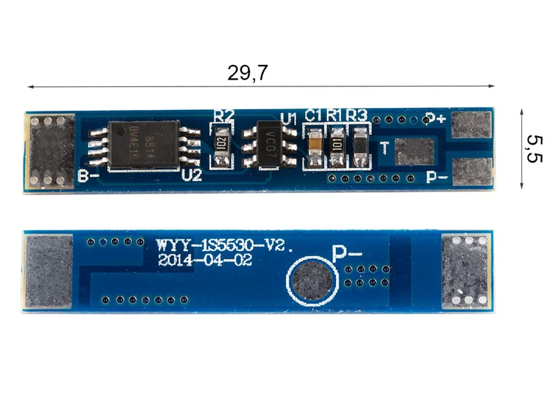 1S PCB - Keeppower PCM KP-1S5530-V2 (Schutzelektronik) 1MOS