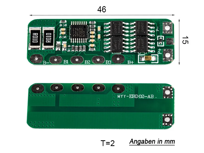 4S PCB/PCM - Keeppower WYY-EBD02-AB (Schutzelektronik)
