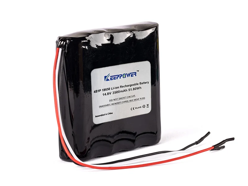 Keeppower 4S1P 3500mAh 14,8V Li-Ion-Akkupack mit BMS-Schutz