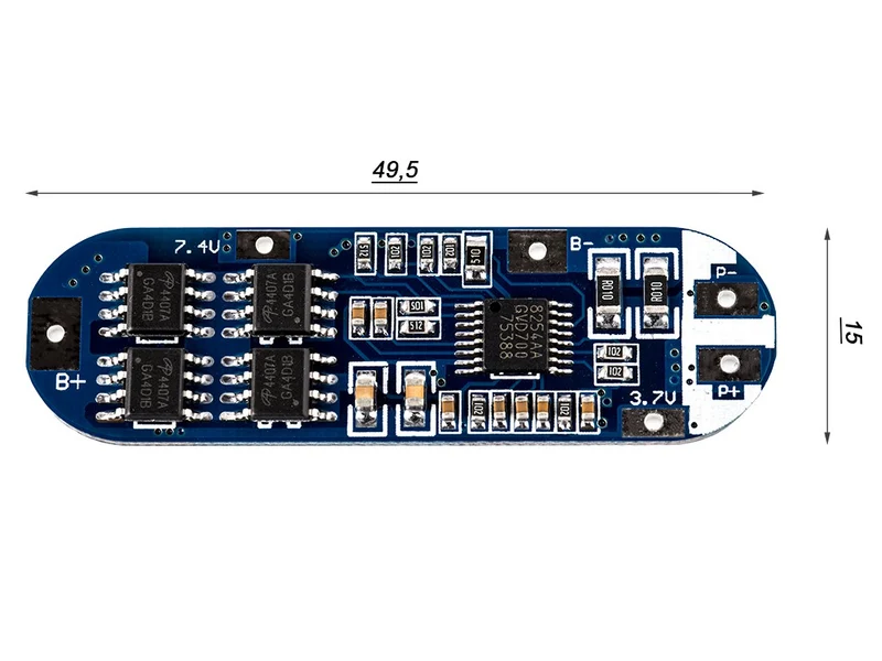 3S PCB - Keeppower XZD-3S1550 (Schutzelektronik)