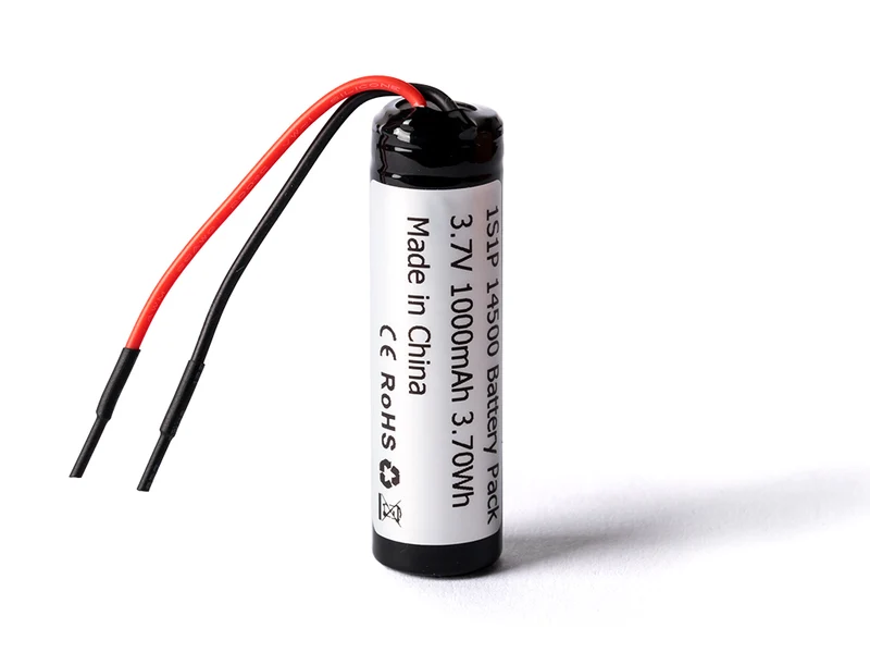 Keeppower 1S1P 14500 3,6V - 3,7V 1000mAh Li-Ion-Akku mit BMS-Schutz