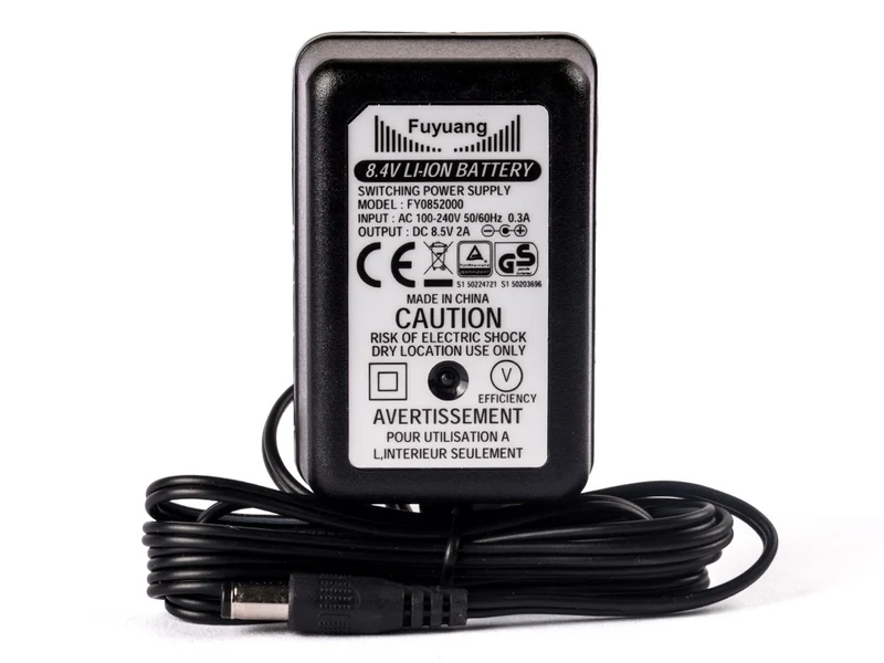 Fuyuang 7,2 - 7,4V (8,4V ± 0,05) 2S Li-Ion-Ladegerät + DC-Stecker