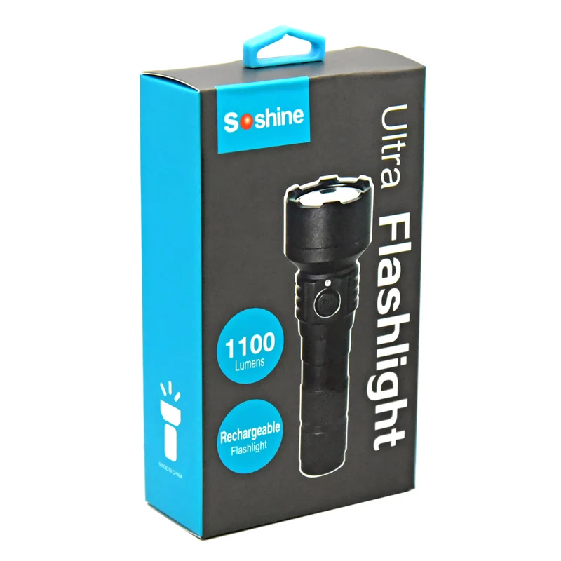 Soshine Taschenlampe TC15 USB