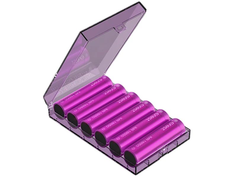 Efest H6 - Aufbewahrungsbox für 6x 18650 Akkus bis max. Länge von 67mm