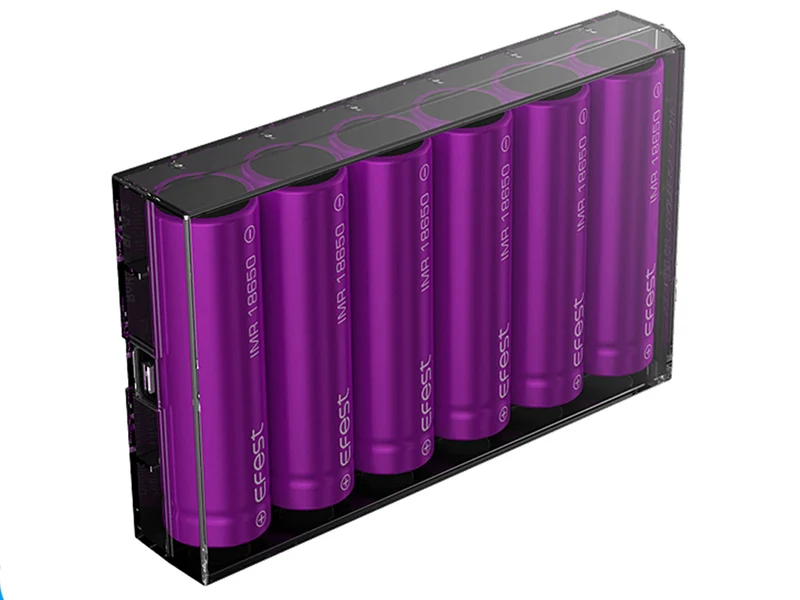 Efest H6 - Aufbewahrungsbox für 6x 18650 Akkus bis max. Länge von 67mm
