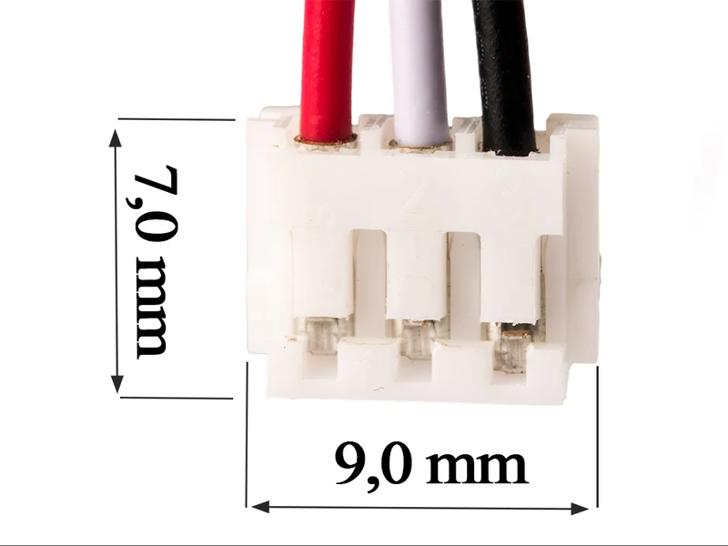 Keeppower 1S1P 18650 3400mAh 3,6V - 3,7V Li-Ion-Akku PCB/BMS geschützt mit Kabelanschluss