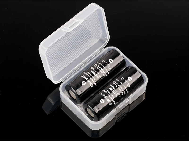 Plastikbox Soshine für 2x 18500 oder 3x 16340 transparent