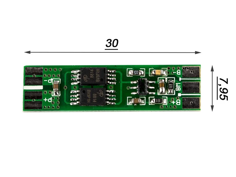 2S PCB - Keeppower 2S-0830 (Schutzelektronik) Lithium-Polymer