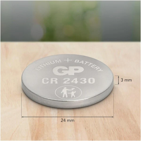 CR2430 GP Lithium Knopfzelle 3V 5 Stück