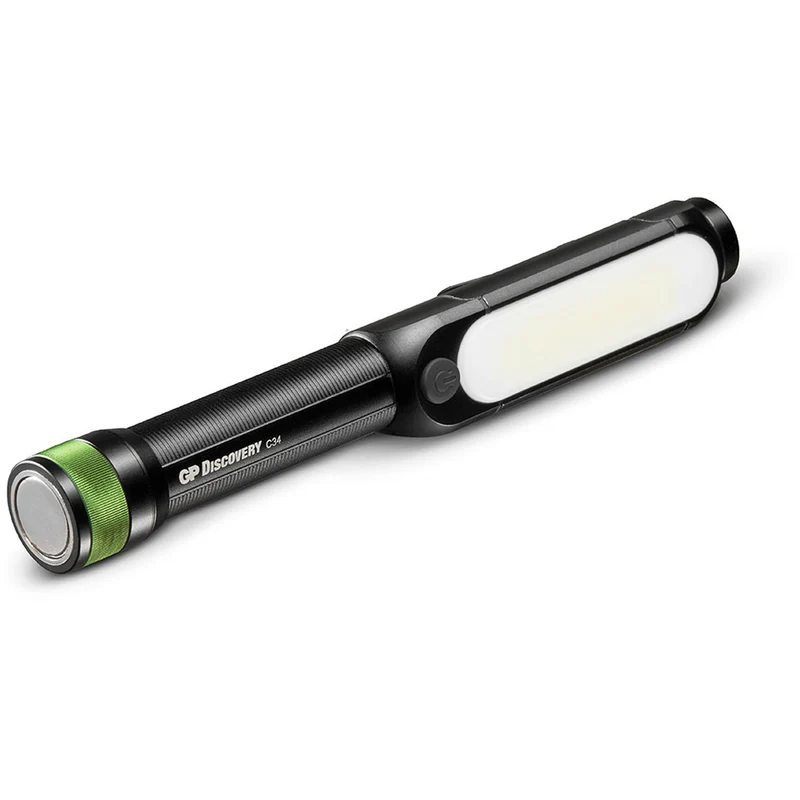 GP Batteries Taschenlampe C34 mi hellen 550 Lumen inklusive 3x AA Mignon 1,5V Batterie