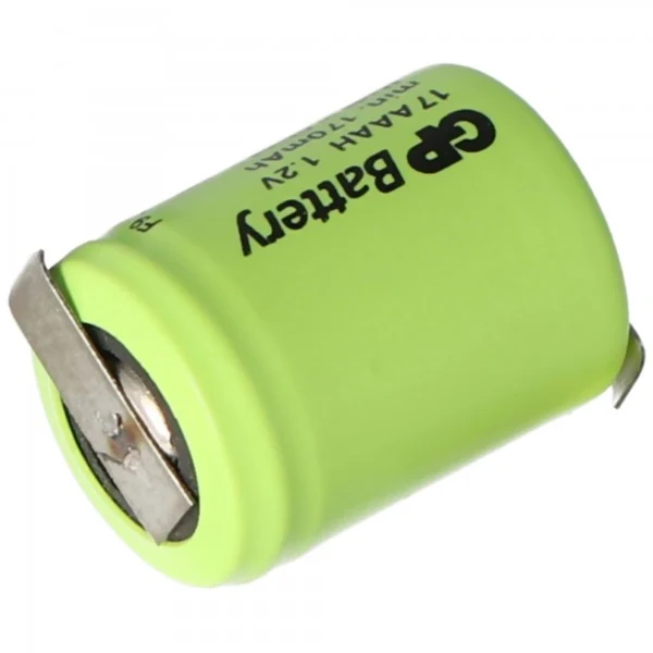 GP 1/3AAA NiMH Akku Size 1/3 AAA 170mAh mit Lötfahne in Z-Form