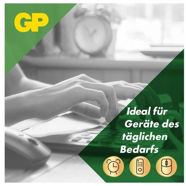 GP Batteries AA Mignon Batterie GP Alkaline Super 1,5V 40 Stück