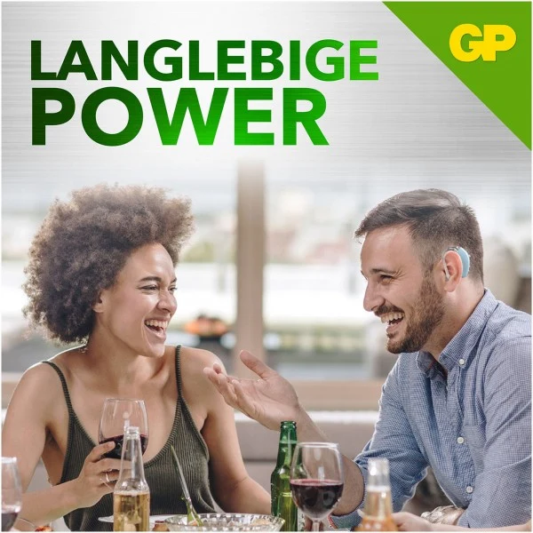GP Batteries ZA10 GP Zink-Luft Hörgerätebatterie 1,4V 6 Stück