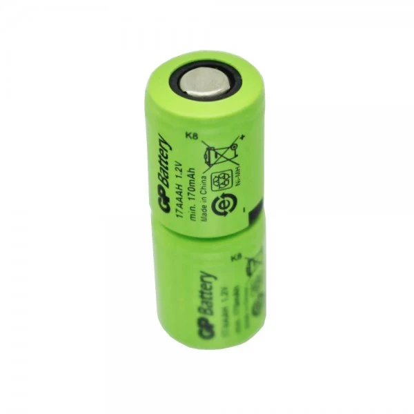 GP KAN 1/3AAA Micro Akkupack 2,4 Volt 170mAh NiMH Akku ca. 28x11mm