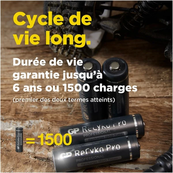 AA Akku GP NiMH 2000 mAh ReCyko Pro 1,2V 4 Stück