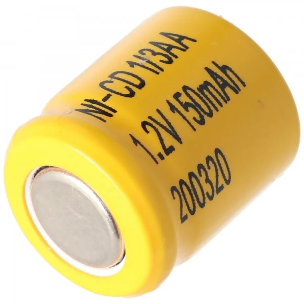 AccuCell für Sanyo N-110AA Akku NiCd 1/3 AA Mignon Flat Top 1,2V 150mAh