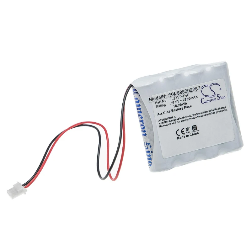 AccuCell Medizintechnik-Batterie als Ersatz für GP RHORW01018 - 2700mAh, 6V, Alkaline
