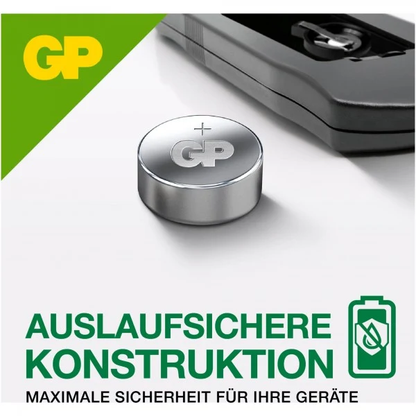 GP Batteries A76 (LR44) GP Alkaline Knopfzelle 1,5V 5 Stück