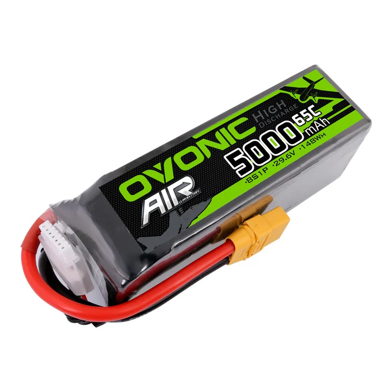 Ovonic Air 8S 5000mAh 29,6V 65C Lipo-Akku mit XT90-Stecker