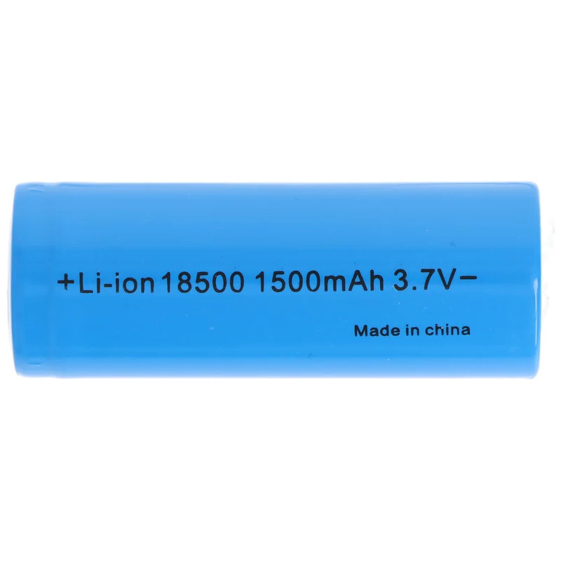 AccuCell 18500 Li-Ion Akku mit 3,6-3,7 Volt, 18500-A1, 1500mAh, flacher Pluspol