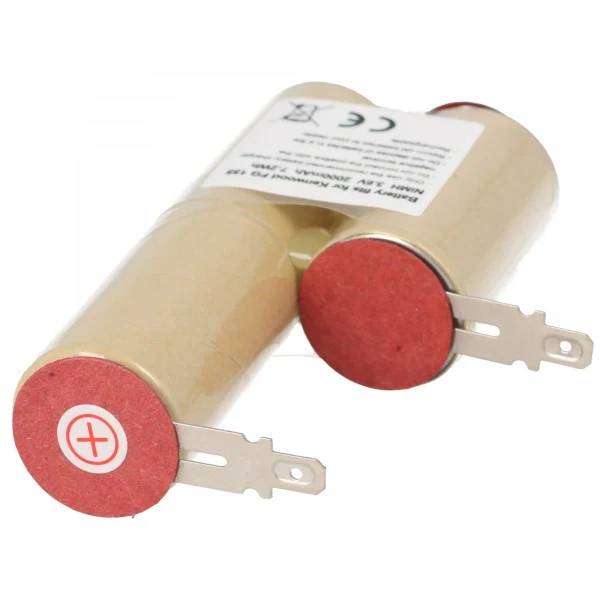 AccuCell Ersatz-Akku (KR325) für elektrische Käsereibe 3,6 Volt 2500mAh Kenwood, FG-155, FG-155