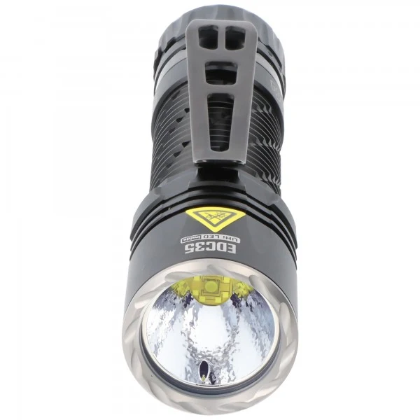 Nitecore EDC35 LED-Taschenlampe mit bis zu 5000 Lumen, NiteLab UHi 40 MAX LED, Lumin Shield Funktion, 21700 Li-Ion Akku 6000mAh