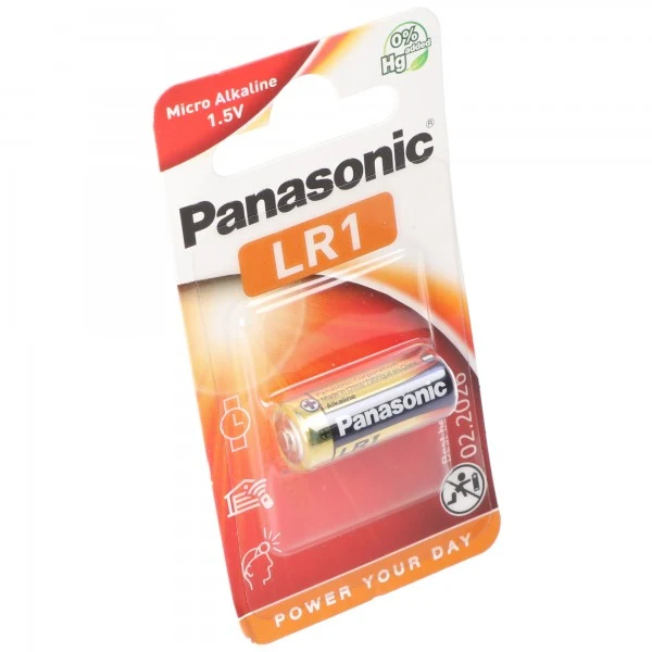 Panasonic PowerMax3 LR1, Lady Size N, GP910A, E90, 1,5 Volt max. 900mAh