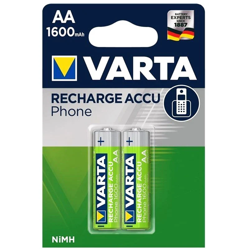 Varta Akku passend für Siemens Gigaset 3015 Comfort, AA NiMH Akku 1600mAh