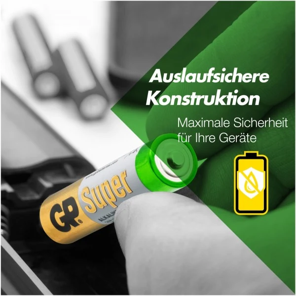 AAA Micro Batterie GP Alkaline Super 1,5V 40 Stück