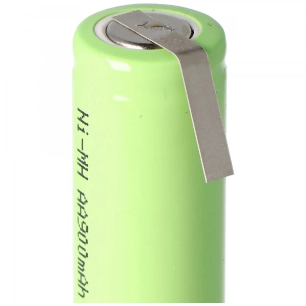 AccuCell NiMH Akku Flat Top Mignon AA 800mAh mit Lötfahne in Z-Form