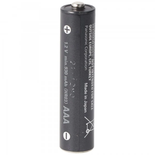 Panasonic eneloop pro, vorgeladen, 2-Pack BK-4HCDE/2BE Akku NiMH, Micro, AAA, HR03, 1.2V und 930mAh