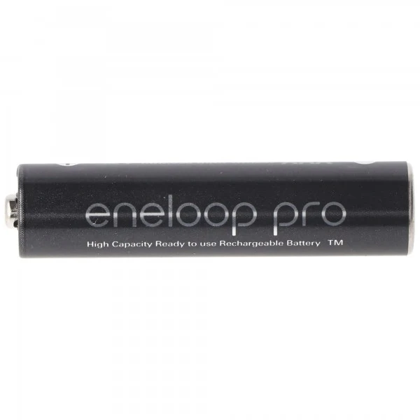 Panasonic eneloop pro, vorgeladen, 2-Pack BK-4HCDE/2BE Akku NiMH, Micro, AAA, HR03, 1.2V und 930mAh