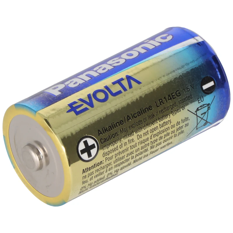 Panasonic EVOIA Batterie die neue Alkaline Batterien Baby/C