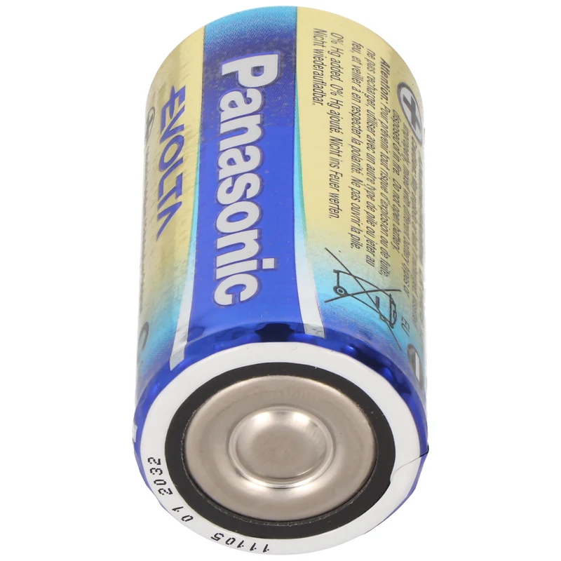 Panasonic EVOIA Batterie die neue Alkaline Batterien Baby/C