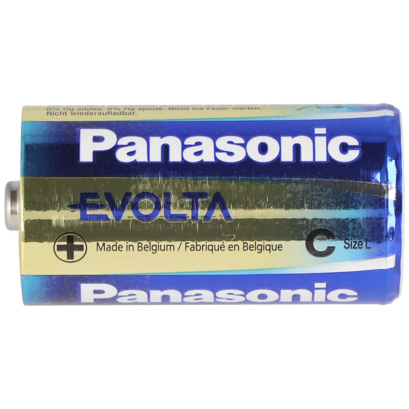 Panasonic EVOIA Batterie die neue Alkaline Batterien Baby/C