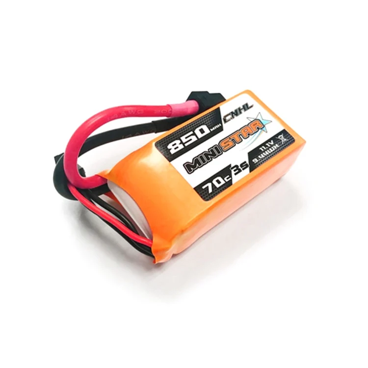 CNHL MiniStar 3S 850mAh 11,1V 70C Lipo Akku mit XT60-Stecker