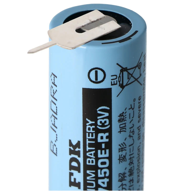 Sanyo Lithium Batterie CR17450E-R Size A, 3V, 3er Print Lötfahnen, ++-