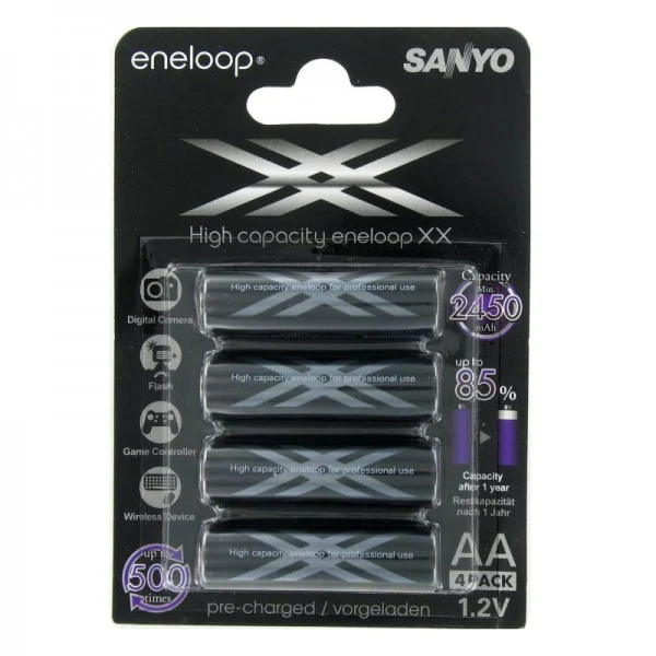 Eneloop Pro 1,2V 2500mAh HR-3UWX 8er Pack inkl. Akkubox