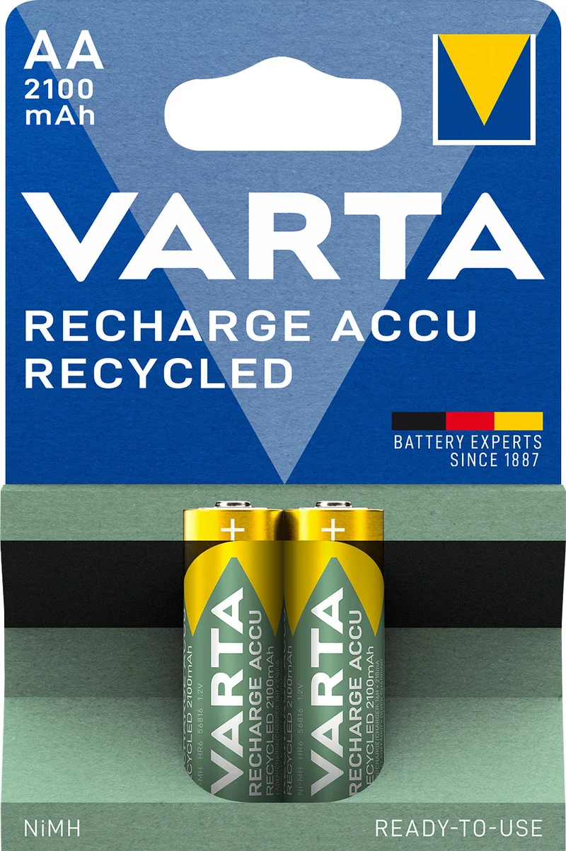 Varta Akku NiMH Mignon AA HR06 1,2V 2100mAh 2er-Pack