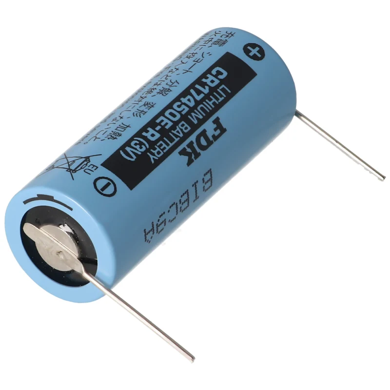 Sanyo CR17450E-R 3V 2200mAh Size A mit Lötpaddel Lithium Batterie