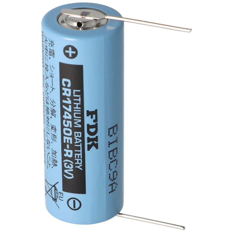 Sanyo CR17450E-R 3V 2200mAh Size A mit Lötpaddel Lithium Batterie